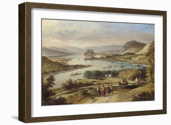 The Clyde from Dalnotter Hill, 1857-Thomas Dudgeon-Framed Giclee Print