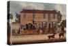 The Coach and Horses, Ilford, 1832 (Coloured Engraving)-James Pollard-Stretched Canvas