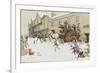 The Coach has arrived!-Cecil Aldin-Framed Giclee Print