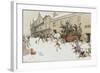 The Coach has arrived!-Cecil Aldin-Framed Giclee Print