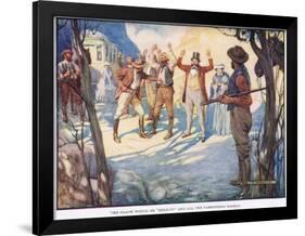 The Coach Would Be Held Up and the Passengers Robbed-Joseph Ratcliffe Skelton-Framed Giclee Print