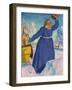 The Coachman, 1923-Boris Mihajlovic Kustodiev-Framed Giclee Print