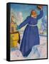 The Coachman, 1923-Boris Mihajlovic Kustodiev-Framed Stretched Canvas