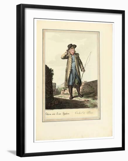 The Coachman; Cocher De Place, 1781 or Later-Johann Christian Brand-Framed Premium Giclee Print