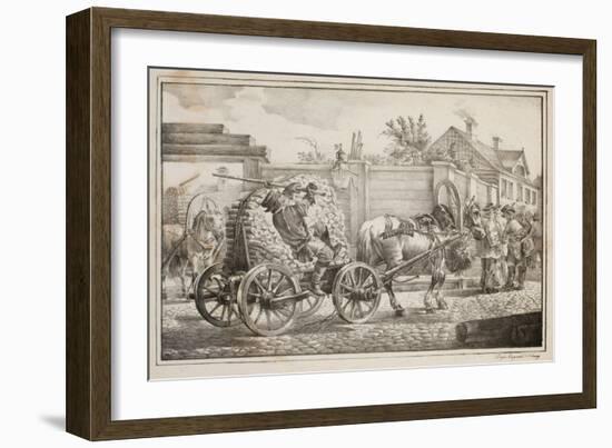 The Coachman with Kindling-Alexander Orlowski-Framed Giclee Print