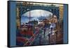 The Coal Carrier-Claude Monet-Framed Stretched Canvas