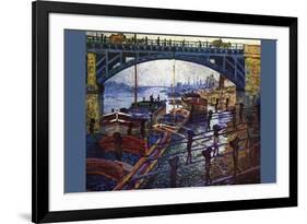 The Coal Carrier-Claude Monet-Framed Art Print