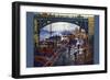 The Coal Carrier-Claude Monet-Framed Art Print