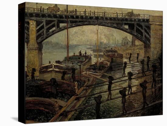 The Coal Dealers-Claude Monet-Stretched Canvas