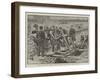 The Coal Strike, Miners Getting Surface Coal in Fields Near Sheffield-null-Framed Giclee Print