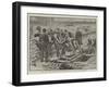 The Coal Strike, Miners Getting Surface Coal in Fields Near Sheffield-null-Framed Giclee Print