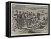 The Coal Strike, Miners Getting Surface Coal in Fields Near Sheffield-null-Framed Stretched Canvas