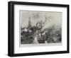 The Coal Traffic in the Thames, William Cory and Son's Derricks at Work-Charles William Wyllie-Framed Giclee Print