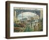 The Coal Workers, 1875-Claude Monet-Framed Giclee Print