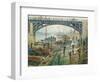 The Coal Workers, 1875-Claude Monet-Framed Giclee Print