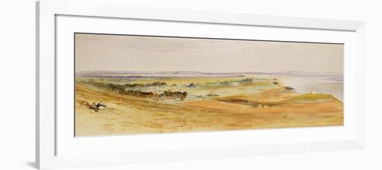 The Coast at Eastbourne, 1840s-John Martin-Framed Premium Giclee Print