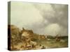 The Coast at Etaples, 1853-John James Wilson-Stretched Canvas