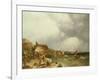 The Coast at Etaples, 1853-John James Wilson-Framed Giclee Print