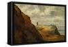 The Coast at Granville (Oil on Canvas)-Theodore Rousseau-Framed Stretched Canvas