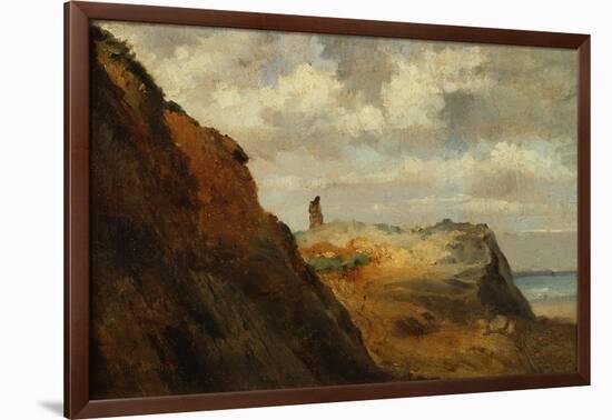 The Coast at Granville (Oil on Canvas)-Theodore Rousseau-Framed Giclee Print