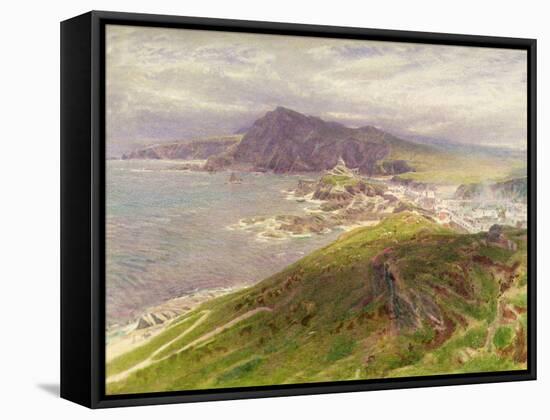 The Coast at Ilfracombe, North Devon-Albert Goodwin-Framed Stretched Canvas