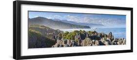 The Coast at Punakaiki, West Coast, South Island, New Zealand-Doug Pearson-Framed Photographic Print