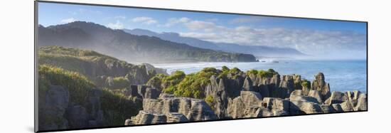 The Coast at Punakaiki, West Coast, South Island, New Zealand-Doug Pearson-Mounted Photographic Print