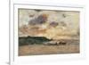 The Coast at Trouville-Eug?ne Boudin-Framed Giclee Print