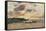 The Coast at Trouville-Eug?ne Boudin-Framed Stretched Canvas