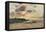 The Coast at Trouville-Eug?ne Boudin-Framed Stretched Canvas