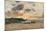 The Coast at Trouville-Eug?ne Boudin-Mounted Giclee Print