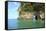 The Coast between Dominical and Uvita.-Stefano Amantini-Framed Stretched Canvas