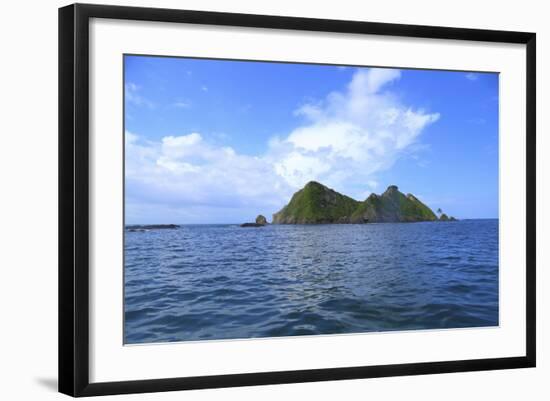 The Coast between Dominical and Uvita.-Stefano Amantini-Framed Photographic Print