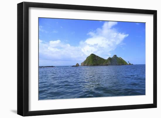 The Coast between Dominical and Uvita.-Stefano Amantini-Framed Photographic Print