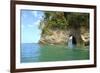 The Coast between Dominical and Uvita.-Stefano Amantini-Framed Photographic Print