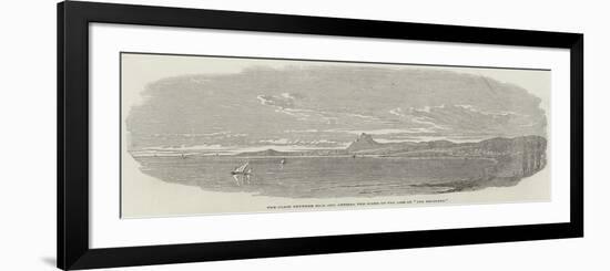 The Coast Between Nice and Antibes, the Scene of the Loss of The Ercolano-null-Framed Giclee Print