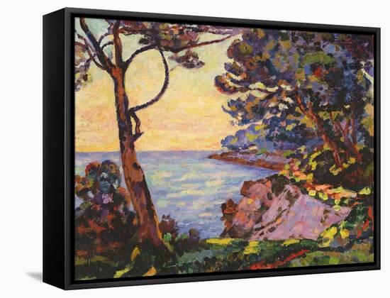 The Coast from L'Esterel, C.1902-Jean Baptiste Armand Guillaumin-Framed Stretched Canvas