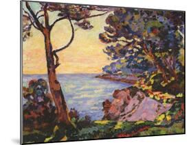 The Coast from L'Esterel, C.1902-Jean Baptiste Armand Guillaumin-Mounted Giclee Print
