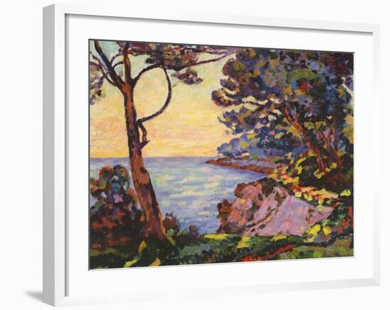 The Coast from L'Esterel, C.1902-Jean Baptiste Armand Guillaumin-Framed Giclee Print