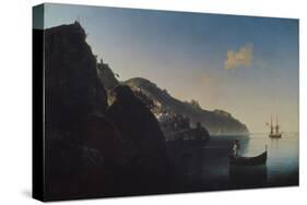 The Coast Near Amalfi, 1841-Ivan Konstantinovich Aivazovsky-Stretched Canvas