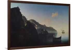 The Coast Near Amalfi, 1841-Ivan Konstantinovich Aivazovsky-Framed Giclee Print