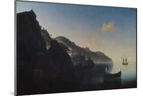 The Coast Near Amalfi, 1841-Ivan Konstantinovich Aivazovsky-Mounted Giclee Print