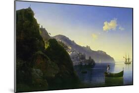 The Coast of Amalfi, 1841-Ivan Konstantinovich Aivazovsky-Mounted Giclee Print