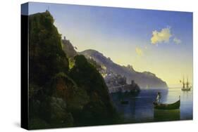 The Coast of Amalfi, 1841-Ivan Konstantinovich Aivazovsky-Stretched Canvas