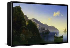 The Coast of Amalfi, 1841-Ivan Konstantinovich Aivazovsky-Framed Stretched Canvas