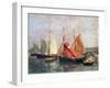 The Coast of Breton, C1907-1915-Leon Hubert-Framed Giclee Print