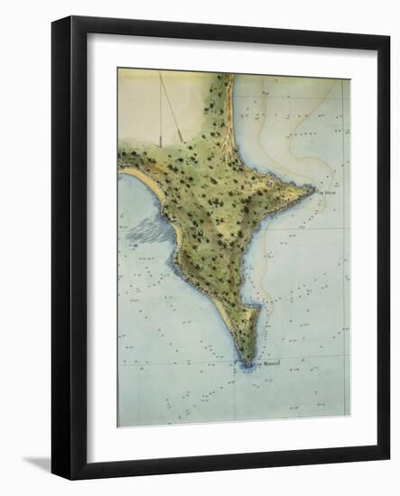 The Coast of Dakar, Senegal, from the Senegal Atlas, 1817-null-Framed Giclee Print