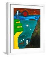 The Coast of England, 2010-Cristina Rodriguez-Framed Premium Giclee Print