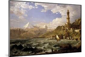 The Coast of Genoa, 1854-Jasper Francis Cropsey-Mounted Premium Giclee Print
