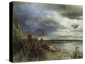 The Coast of Naples, 1877-Andreas Achenbach-Stretched Canvas